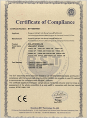 Panneaux Solaires Certificat