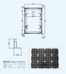 Solarmodule 30W